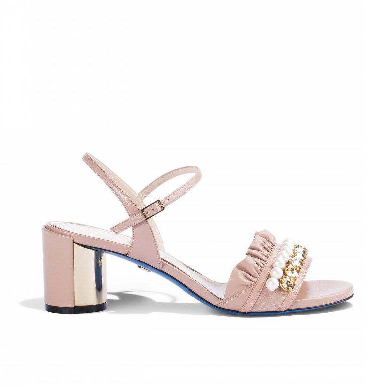 Chaussures Femmes Italiennes En Cuir Vera Gomma - Pointure 6M, élastiquées, Occasion