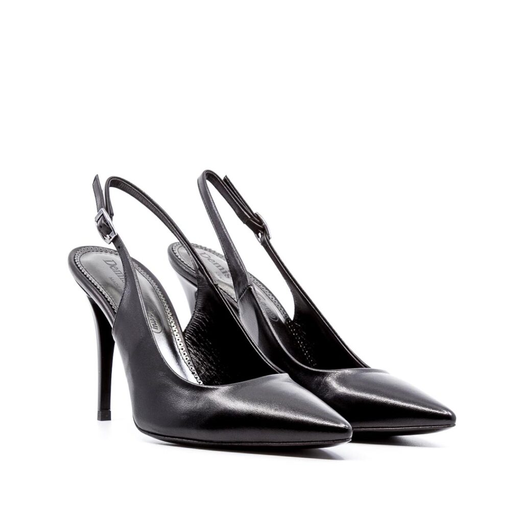 Escarpins Talons Ouverts Elite - Taille 37 Noir - Neufs Sans Boîte