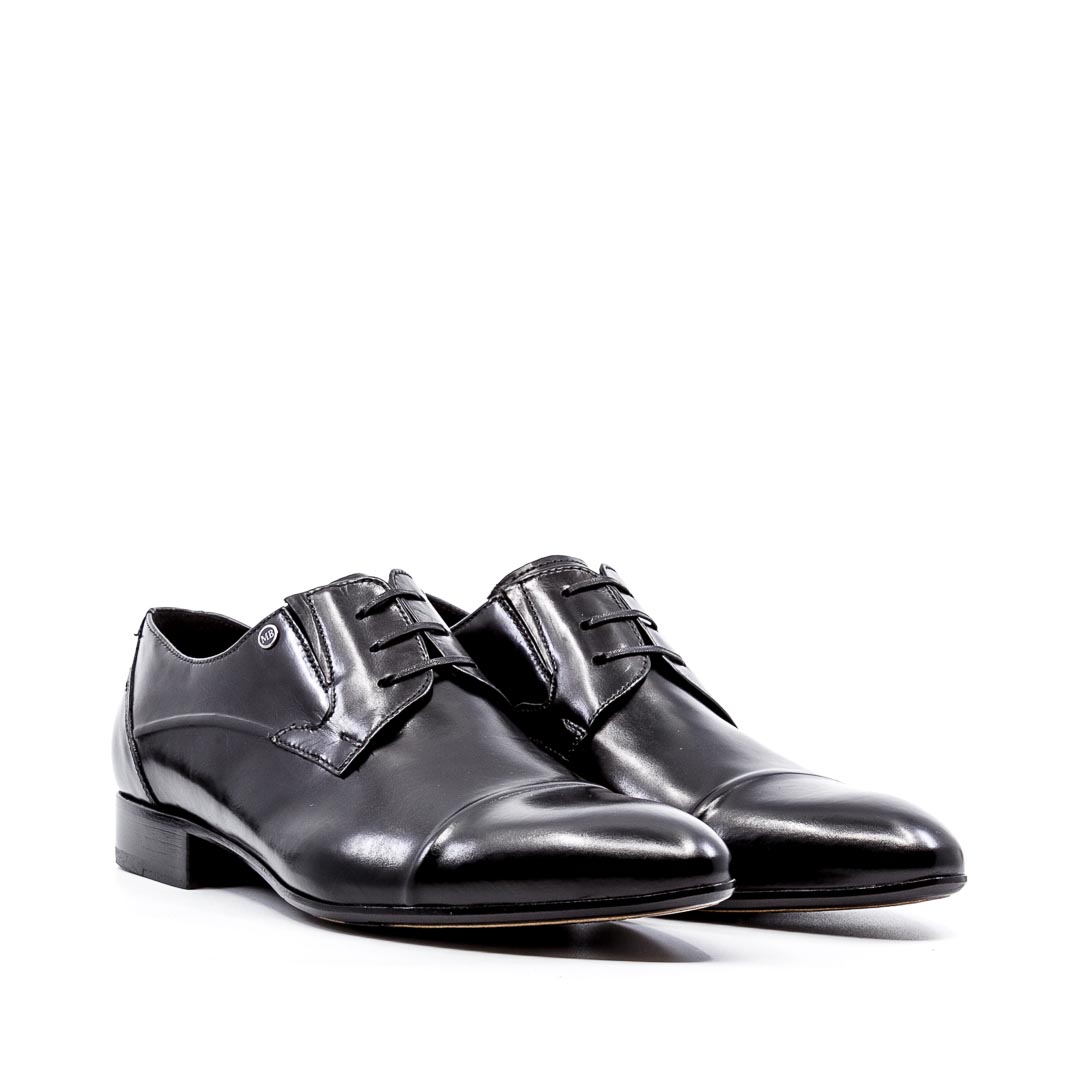 Chaussures Homme Creazioni Linea Marco - Pointure 41 (UK 7) - Style Slip-on En Cuir Noir - Occasion En Excellent état